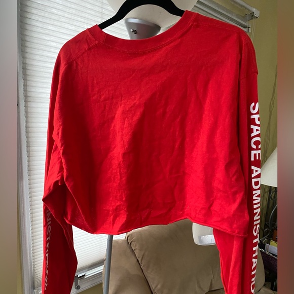 NASA crop top with long sleeves, size L. - Picture 2 of 4